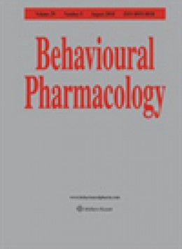 Behavioural Pharmacology