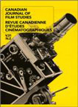 Canadian Journal Of Film Studies-revue Canadienne D Etudes Cinematographiques